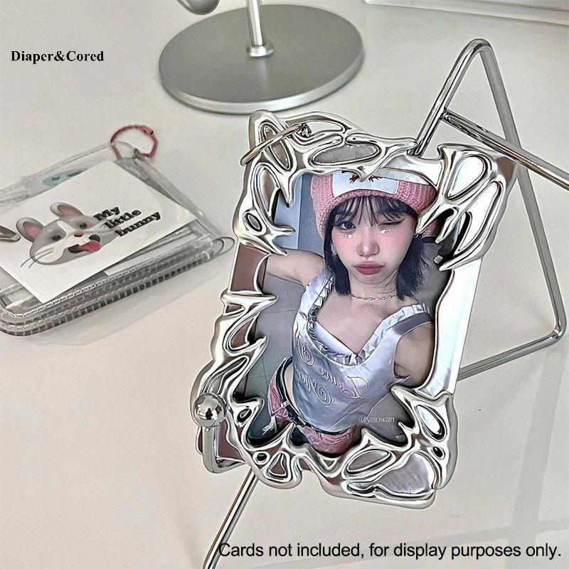 DIAPER & CORED Mạ điện cao cấp Cảm giác sáng tạo Hộp đựng thẻ thần tượng K-POP YTH