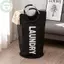 PUSKY 90L Siêu Giỏ Giặt Vải Oxford Túi Giặt Chống Thấm Nước Có Tay Cầm Giỏ VN