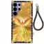 Ốp YJD Cho Samsung Galaxy S26 Ultra S26 + Princess Crown Happy Peacock Hand Rope Straight Edge Vỏ Điện Thoại Chống Rơi