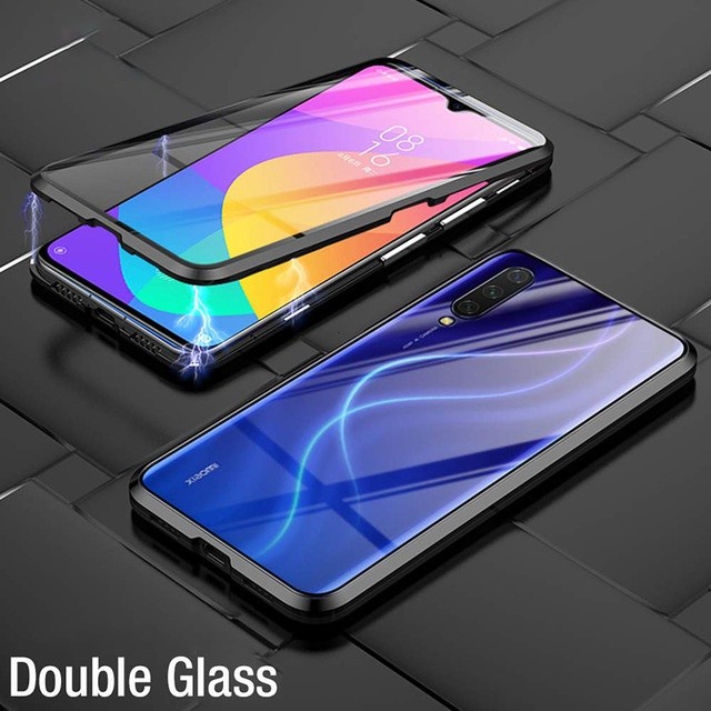 Dành Cho Samsung Galaxy A16 A17 A26 A27 A35 A37 A55 A52 A52S A56 A57 5G Ốp Điện Thoại Lật Kính Hai Mặt Nam Châm Từ Kim Loại Cản Full 360° Vỏ cứng bảo vệ