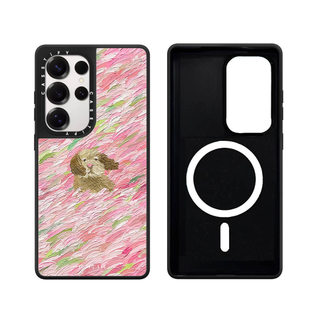 Từ Tranh Sơn Dầu Sơn Gương Chó Cứng Phone Case Dành Cho Samsung Galaxy S26 25 24 23 UItra S26 25 24 23 Plus Vỏ Bảo Vệ Chống Sốc