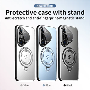 Ốp điện thoại giá đỡ siêu từ tính Huawei P70 Pro cho Mate 70 60 50 40 PRO 50e Vỏ bảo vệ không độ Nova 13 12 11 Pro có khả năng chống trầy xước toàn bộ phim ống kính