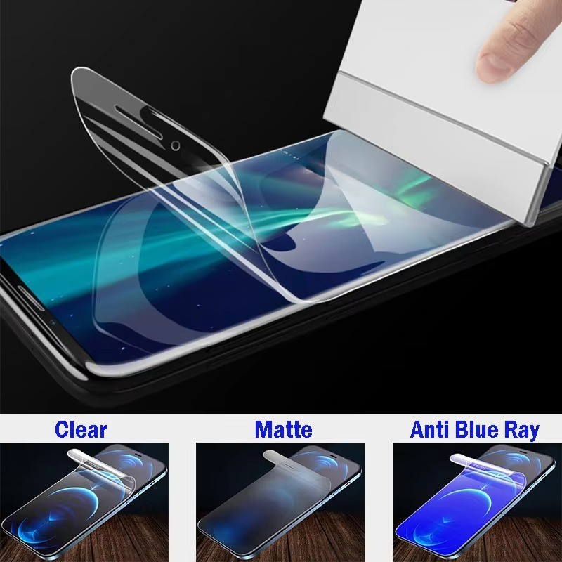 1-2 Chiếc Chống Gián Điệp Riêng Tư Mềm Hydrogel Cho Tecno Camon 30 30S 40 50 Premier Pro 4G 5G Chống Ánh Sáng Xanh Và Mờ Phim Mờ HD Bảo Vệ Màn Hình
