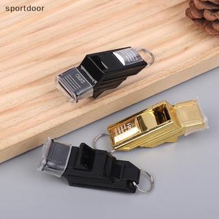 Còi Trọng Tài Chuyên Nghiệp Nhựa, Âm Thanh Lớn, Có Hộp và Dây Buộc - Thiết Bị Huấn Luyện Viên