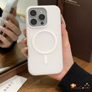 Ốp từ tính màu ngọt ngào hợp thời trang cho Xiaomi 17 Pro Max 15T Pro 14T Pro Mi 11 Lite 4G 5G Khung tương phản 2 trong 1 Vỏ TPU Vỏ kinh doanh dễ thương đơn giản Giữ thẻ