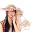 Mũ Rơm CATMALLER88, Mũ Ren Viền Chống Nắng Có Thể Gập Lại, UPF 50 + UV Bảo Vệ Vành Lớn Mũ Chống Nắng Nữ Bé Gái
