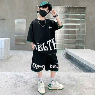 Bộ quần áo bé trai màu hè 18-52kg mẫu KHP thiết kế năng động, chất liệu vải đẹp, thoáng mát. NL11