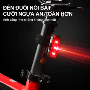 Đèn LED Đuôi Xe Đạp Kẹp Đèn Cảnh Báo An Toàn Mini Phía Sau Đèn Cảnh Báo Nhấp Nháy Chạy Bộ Cho Chạy Bộ chó, Đi Xe Đạp