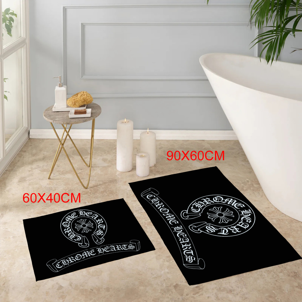 Logo Chrome Hearts Thảm chống trượt giả Cashmere Thích hợp cho phòng khách Phòng ngủ