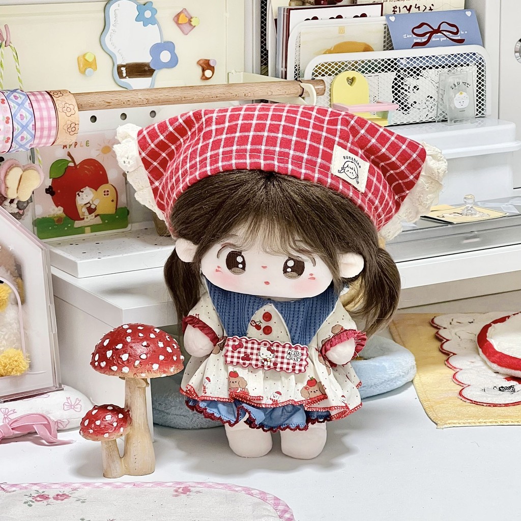 20Cm Bánh Trà Quần Áo Cho Bé 20Cm Gothic Cotton Búp Bê Thiết Kế Quần Áo Váy Chính Hãng 3.14