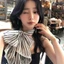 Khăn quàng cổ phong cách Pháp NICOLOO, Khăn sọc thanh lịch dài dài, Khăn quàng cổ sọc trắng đen đeo hàng ngày