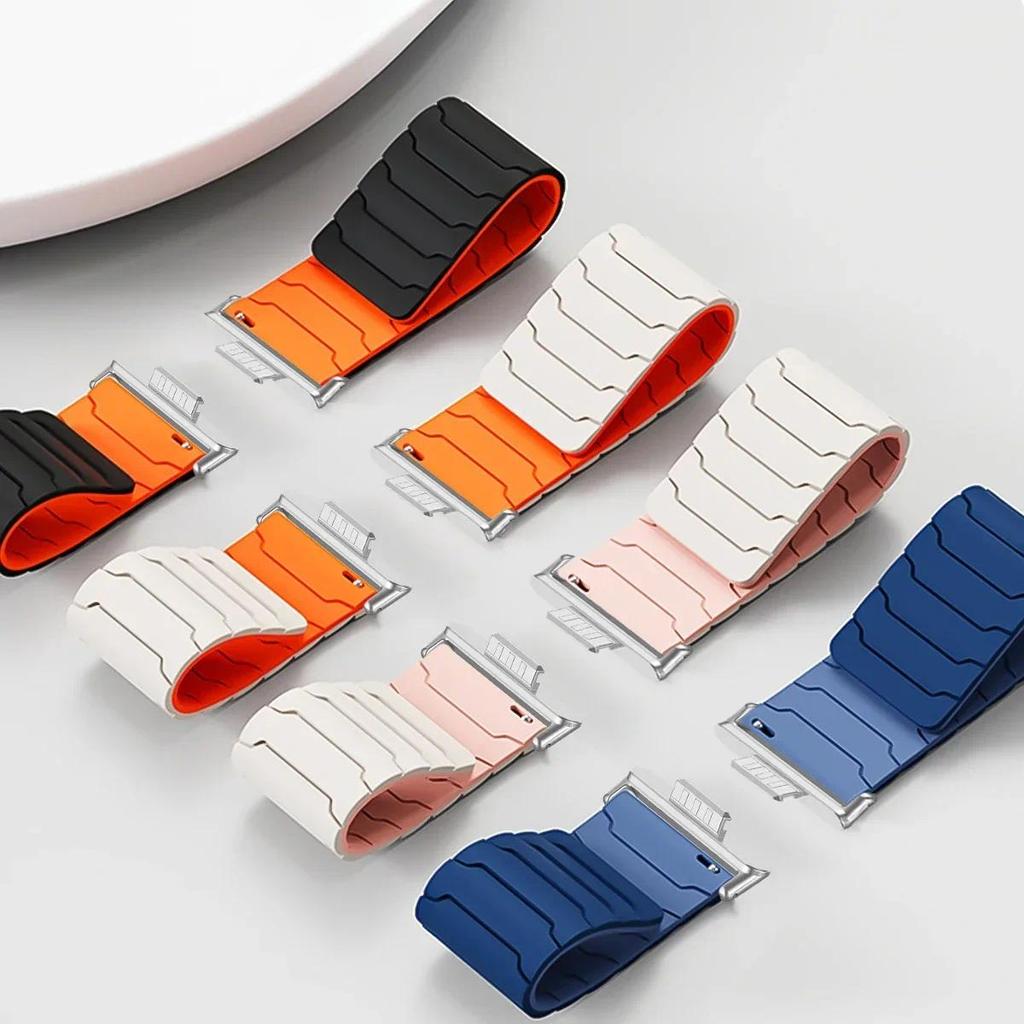 Dây đeo vòng silicon từ tính cho Huawei Watch Fit 5 Pro/Fit 5/Fit 4 Pro/Fit 4/Fit 3, dây thay thế thể thao