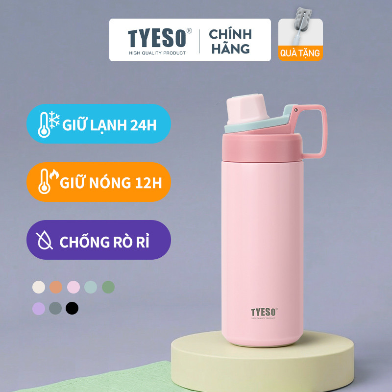 TYESO Chai 304 cách nhiệt chân không MỚI giữ lạnh và nóng 01-01008/01009/01010