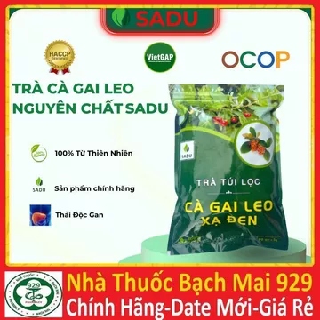Trà túi lọc cà gai leo xạ đen Sadu tăng sức đề kháng, thanh nhiệt cho cơ thể, tăng cường chức năng gan
