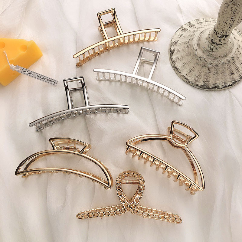 Kẹp tóc phiên bản Hàn Quốc, kích thước lớn với ngọc trai thời trang, phù hợp mọi kiểu tóc