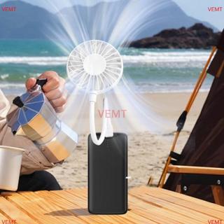 [VG] 1 Cái Làm Mát Im Lặng Không Dây Mini Chơi Quạt Mùa Hè Dài USB Sạc Quạt Cầm Tay MỚI