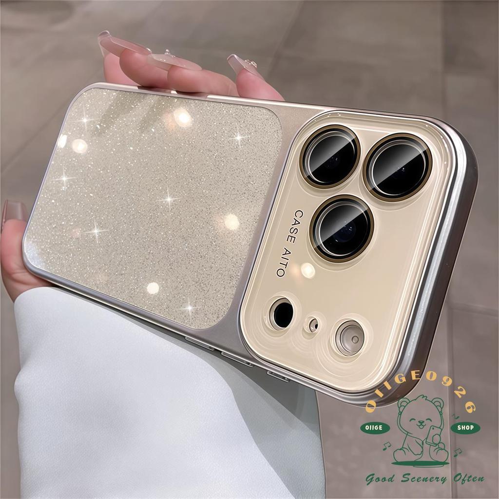 【 Ốp lưng iPhone17 】 Túi khí lấp lánh dạng lỏng Vỏ điện thoại iphone17 Pro Max 16 15 14 cho vỏ iPhone Vỏ mềm silicon TPU chống sốc