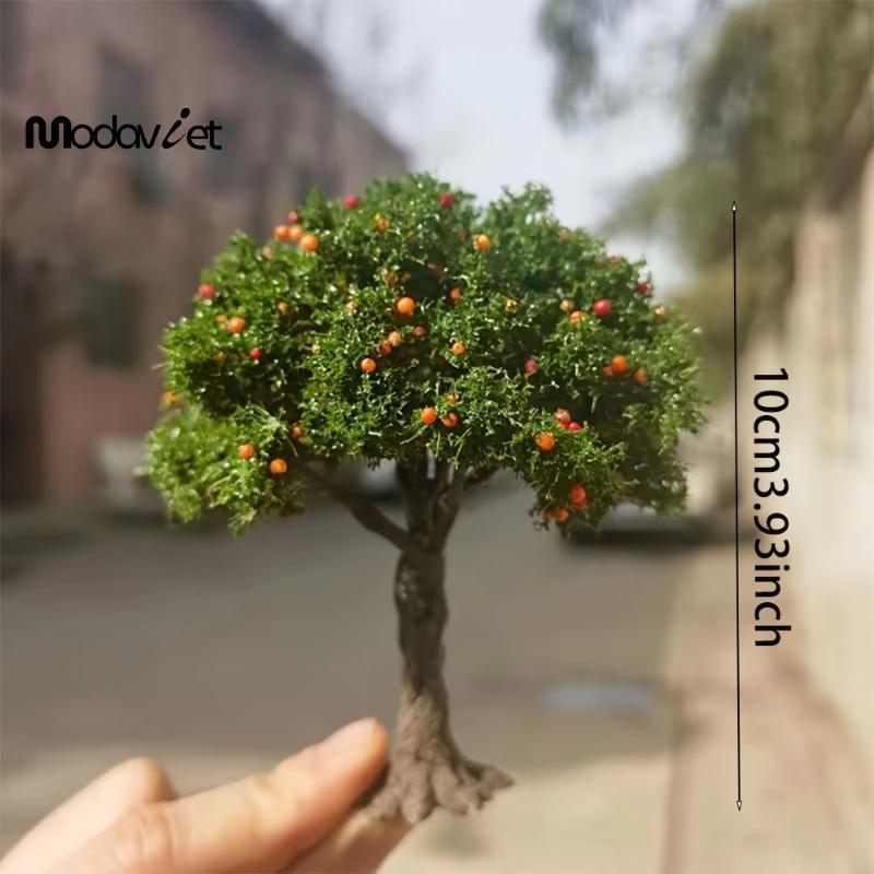 [modavietnamshop] 1 Cái DIY Cây Ăn Quả Thu Nhỏ Trang Trí Cảnh Quan Thu Nhỏ Cát Bàn Xây Dựng Mô Hình Thực Tế Trang Trí Cây Trái Cây Đẹp