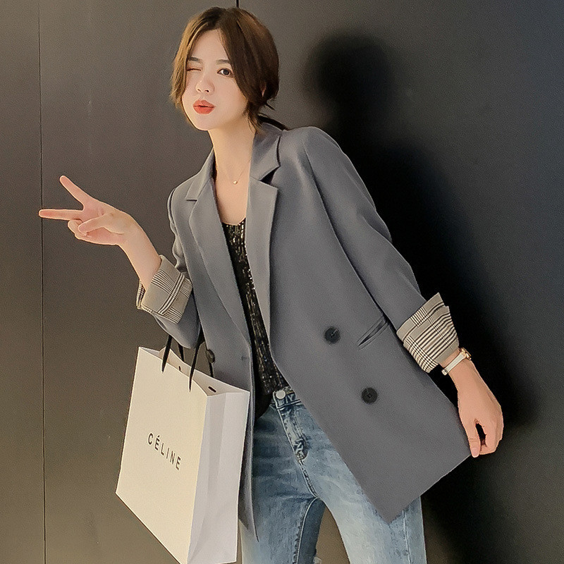 Áo Blazers Dài Tay Cho Công Sở Phái Nữ - 6 Màu Sắc, Phong Cách Hàn Quốc