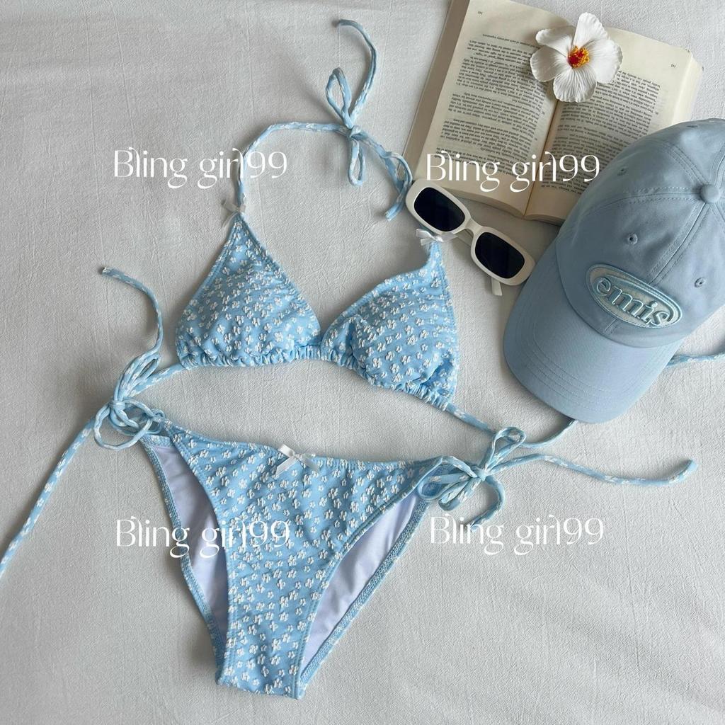 Xanh Hoa Bikini Đồ Bơi Chống Nắng - Phù Hợp Cho Kỳ Nghĩa Bãi Biển