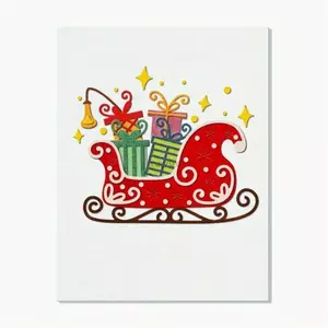 Giáng Sinh Sleigh Limousine Kim Loại Thép Carbon Cắt Khuôn Thêu Sò Dập Nổi Khắc Bản Mẫu DIY Album Ảnh Thiệp Chúc Mừng Cắt Chết Giấy Thủ Công Dụng Cụ