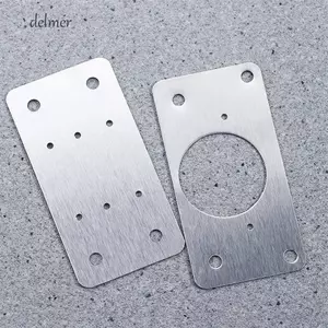 Tấm sửa chữa bản lề DELMER cho cửa, đồ nội thất có ốc vít Tủ thép không gỉ Gắn đánh bóng Dụng cụ phần cứng đa năng
