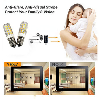SMVP Bóng đèn LED E17 220V 3W 5W, Trắng 6000K, Trung tính 4000K, Ấm 3000K, Độ sáng cao, Thay thế đèn sợi đốt, Bảo hành 2 năm