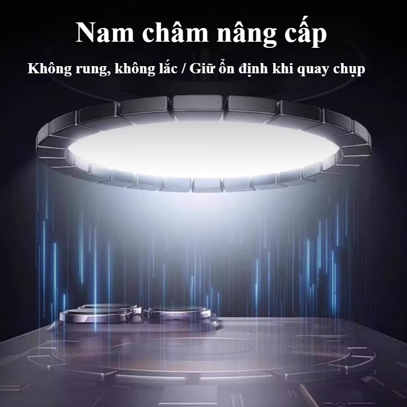 Giá đỡ điện thoại hút chân không, nam châm nâng cấp 16 mạch từ, xoay 360°, bám chắc mọi bề mặt
