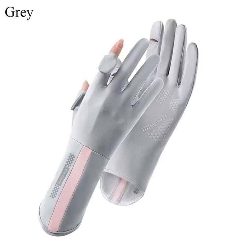 Găng tay chống nắng,chống tia cực tím bằng lụa mát,găng tay đi xe, găng tay nam nữ mùa hè. C87 SHOP