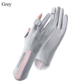 Găng tay chống nắng,chống tia UV  bằng lụa mát,găng tay đi xe, găng tay nam nữ mùa hè. PA SHOP 2010
