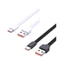 BTM 120W USB Sang USB C Cáp Silicon 90 Độ Sạc Nhanh Dây Dữ Liệu Thay Thế Cho Điện Thoại Di Động Loại C Dây Nhanh