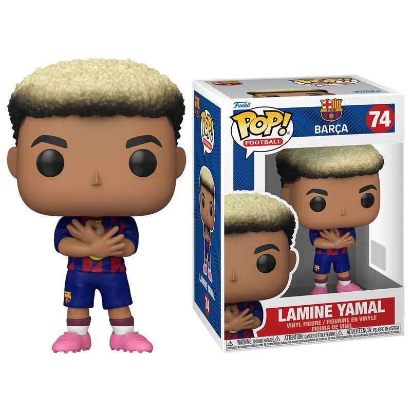 Chính hãng Funko pop Barcelona Football Yamar Hình Bộ sưu tập Đồ trang trí
