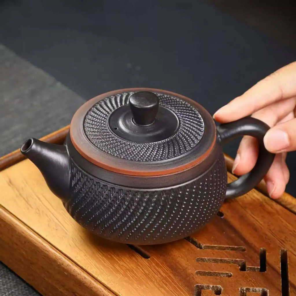 Nồi Phongming Gốm Tím 300ml Bộ Trà Cao Cấp Trung Quốc Retro Kung Fu Ấm Trà