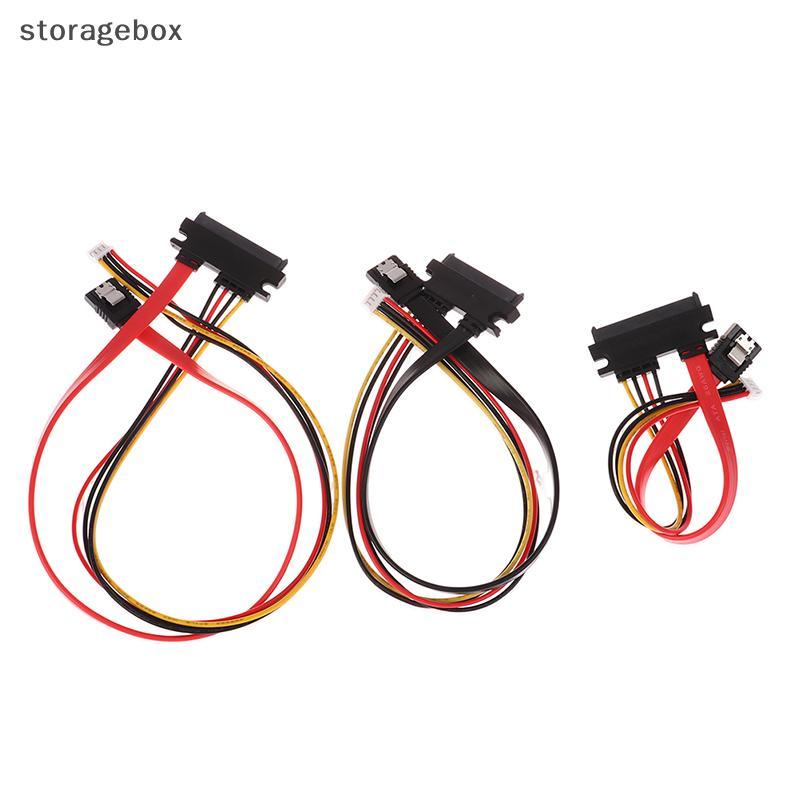 [Hộp lưu trữ] Cáp nguồn Mini 4Pin + SATA 20 / 30 / 40cm 22 (15 + 7) Pin sang PH2.0 / 3.0 Cáp dữ liệu ổ đĩa cứng Cáp cấp nguồn Đẹp