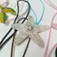 HFTOY Miếng Cây Dừa Handmade với Tinh Thể Sao Biển và Kim Sa Lấp Lánh, Phù hợp Gắn Túi hoặc Mặt Dây Chuyền
