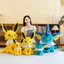 BH2 Pokemon Jolteon Vaporeon Plushie Dễ Thương Eevelution Đồ Chơi nhồi bông Động Vật Sang Trọng Búp Bê Gối Mềm HB2