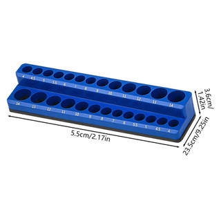 Dụng cụ sắp xếp tay áo từ tính mét Inch có từ tính mạnh với từ tính mạnh cho ổ cắm hệ mét nông hoặc sâu