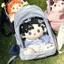 SQ11 Otaku Văn Hóa Trong Suốt Ba Lô Dung Tích Lớn Itabag Học Sinh Đại Học Túi Dành Cho Nữ