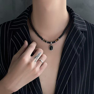 Vòng cổ mặt đá tự nhiên thời trang cao cấp, chống phai màu