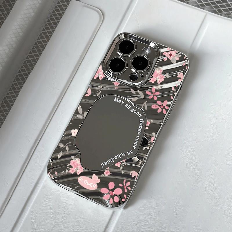 Hồng đầy đủ màn hình chiffon phù hợp với 17/16pronax/14Promax gương 13/12pro mới 7/8plus