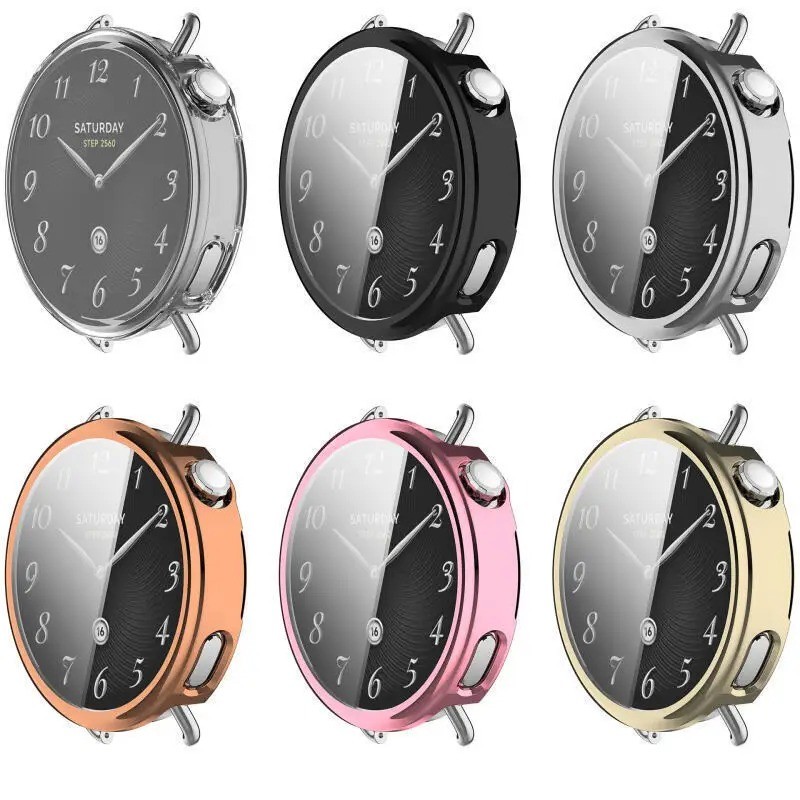 Ốp TPU Mềm Cho Xiaomi Watch S4 41mm Full Cover Ốp Lưng Vỏ Đồng Hồ Thông Minh Bảo Vệ Màn Hình Cho Xiaomi WatchS4 Case + Phim Bảo Vệ Bìa Mềm