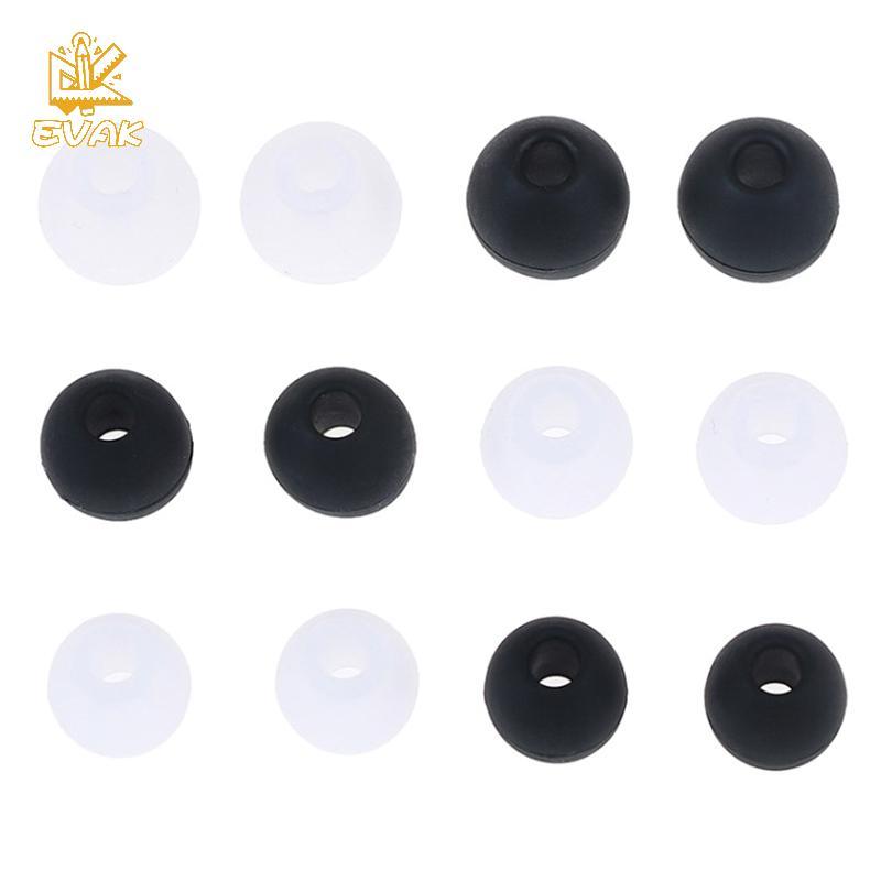 Alittlesetrtu 6 Cặp Miếng Đệm Nút Tai Silicon, Đệm Thay Thế Tai Nghe In-ear Đa Năng VN