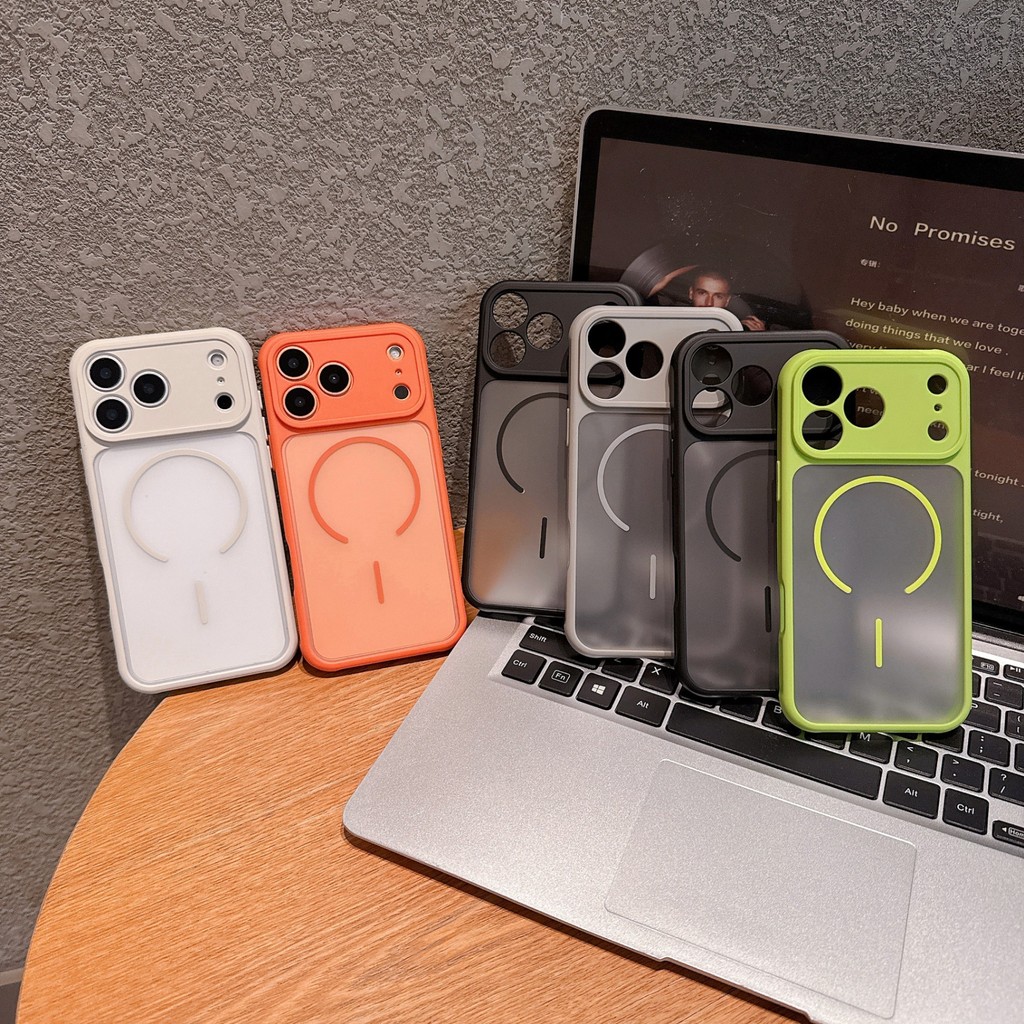 Dành Cho iPhone 17promax Vỏ Điện Thoại Từ Tính Phong Cách Mới 16 Da Chuyên Dụng Cảm Giác Mờ Cao Cấp Cảm Giác 15 Tản Nhiệt