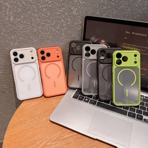 Dành Cho iPhone 17promax Vỏ Điện Thoại Từ Tính Phong Cách Mới 16 Da Chuyên Dụng Cảm Giác Mờ Cao Cấp Cảm Giác 15 Tản Nhiệt