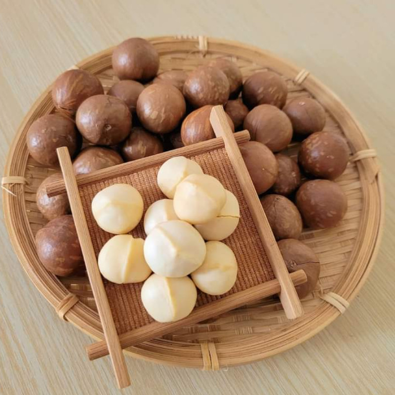 Hạt Macadamia Nứt Vỏ Desa 150g Hũ Thủy Tinh Nhân To Trắng Ngần, Béo Bùi Thanh Nhẹ