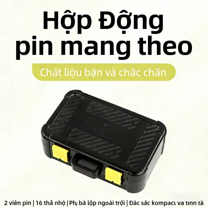Hộp bảo vệ thẻ nhớ đa năng và pin, Hộp Đựng (Bảo Vệ), Thẻ Nhớ, Chống Va Đập, SD/TF/CF/XQD