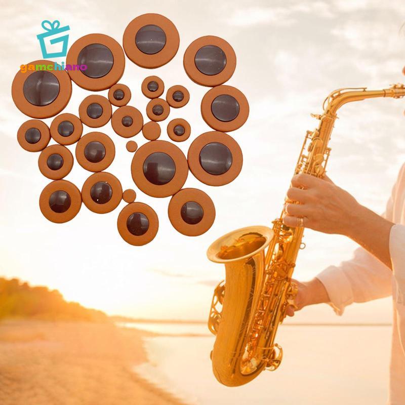 25 Miếng Alto Sax Miếng Đệm Da Sax Nhẹ Thay Thế Cho Alto Saxophone Sax Phụ Kiện Người Chơi DIY Người Hâm Mộ