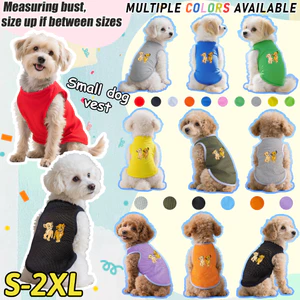 Size S-2XL: Phong cách chui đầu, in hình Vua sư tử, có nhiều màu sắc và thoáng khí cho mùa hè, thích hợp cho cả sử dụng trong nhà và ngoài trời, và phù hợp với tất cả chó mèo nhỏ.