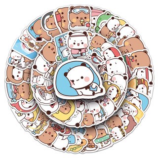 60 Chiếc Kawaii Bubu Và Dudu Dán DIY Chai Nước Laptop Ván Trượt Sổ Lưu Niệm Hành Lý Trẻ Em Đồ Chơi