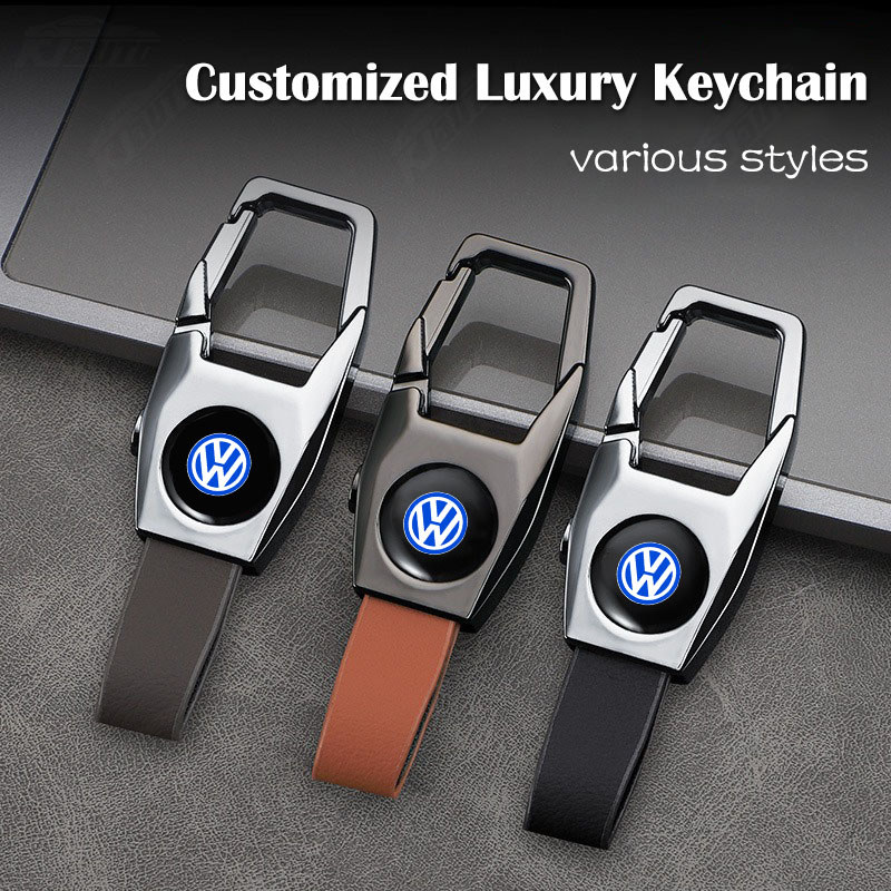 VW Volkswagen Da Kim Loại Xe Móc Khóa Cao Cấp Khóa Phong Cách Móc Khóa Xe Máy Móc Khóa Cho Polo Fox Gol Up Golf Beetle Santana Sagitar Tiguan Passat
